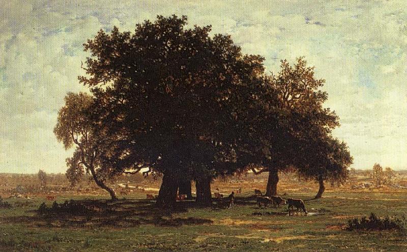 Theodore Roussel Oak Trees near Apremont